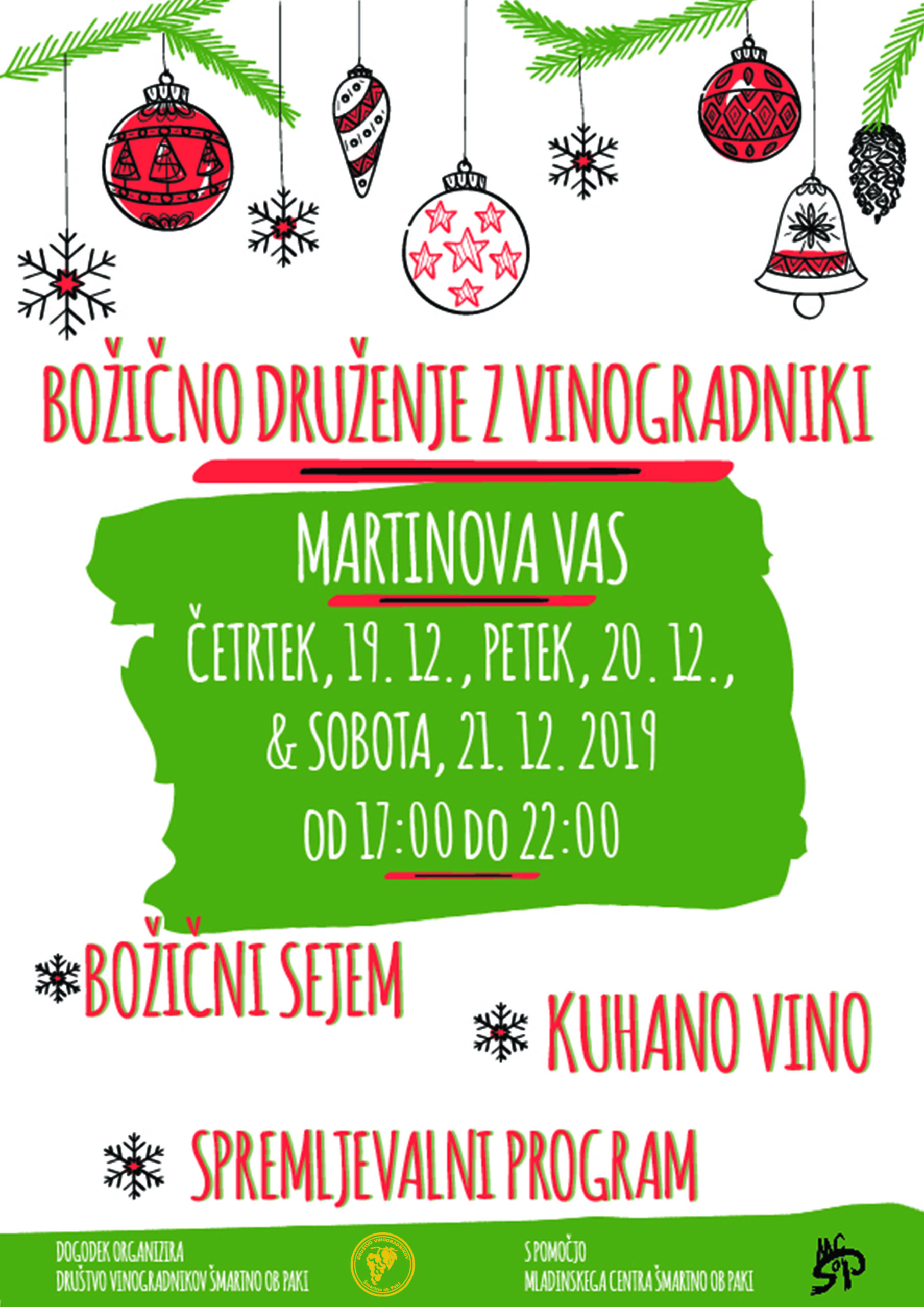 Božično druženje z vinogradniki v Martinovi vasi