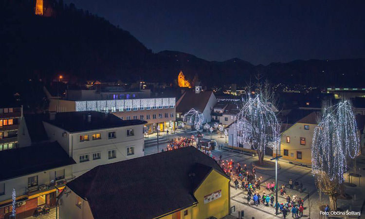 Sprehodite se skozi praznični Šoštanj