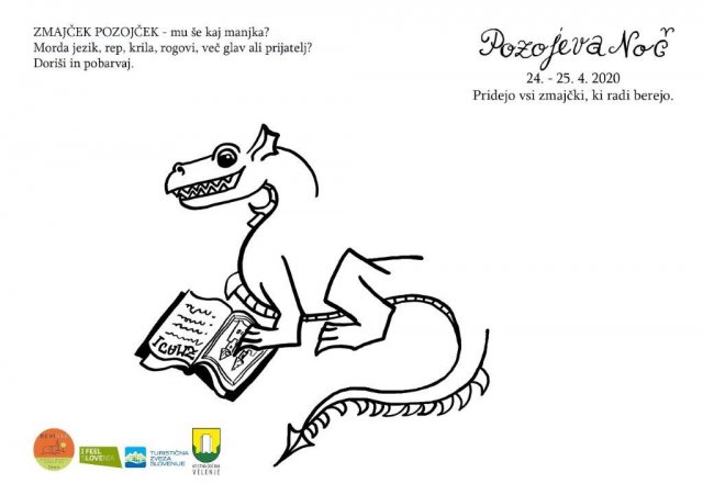 Pozojeva noč z zmajčki in knjigami