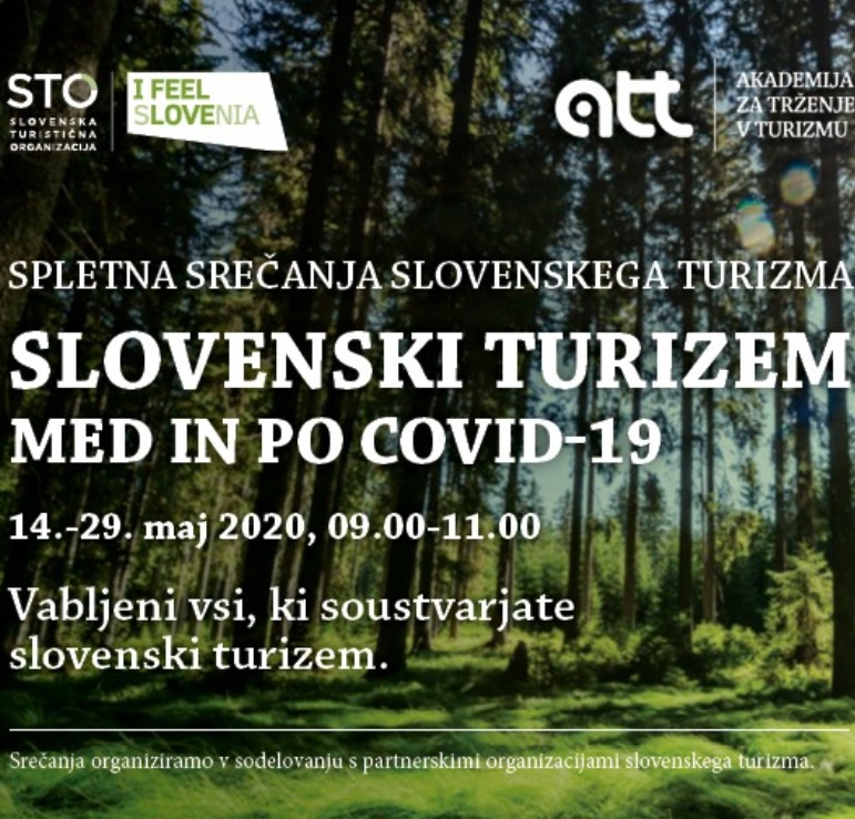 Slovenski turizem med in po COVID-19: webinarji o novih standardih in gastronomiji