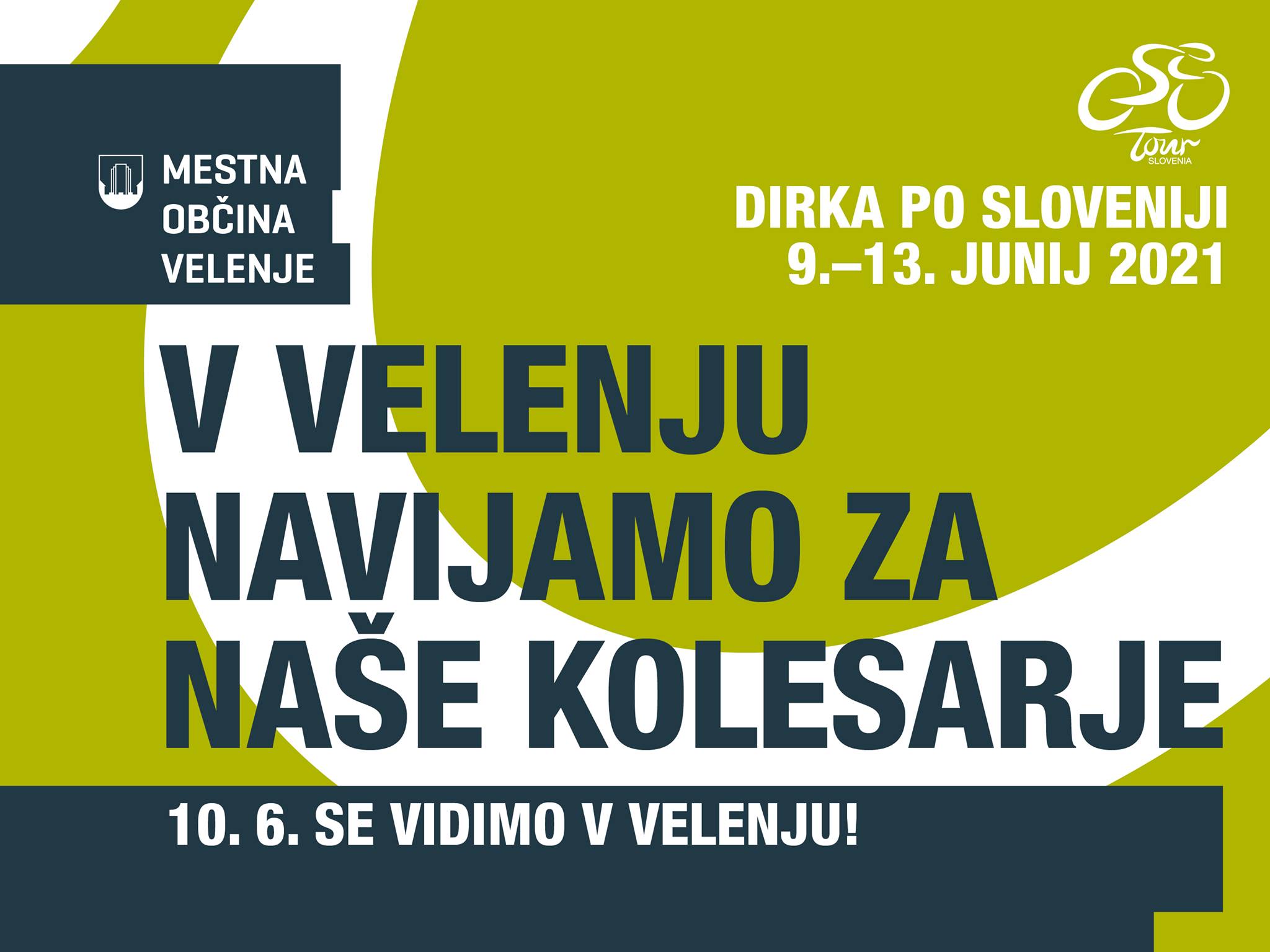 V Velenju navijamo za naše kolesarje