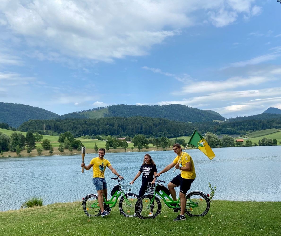 Slovensko baklo pričakali tudi v Velenju