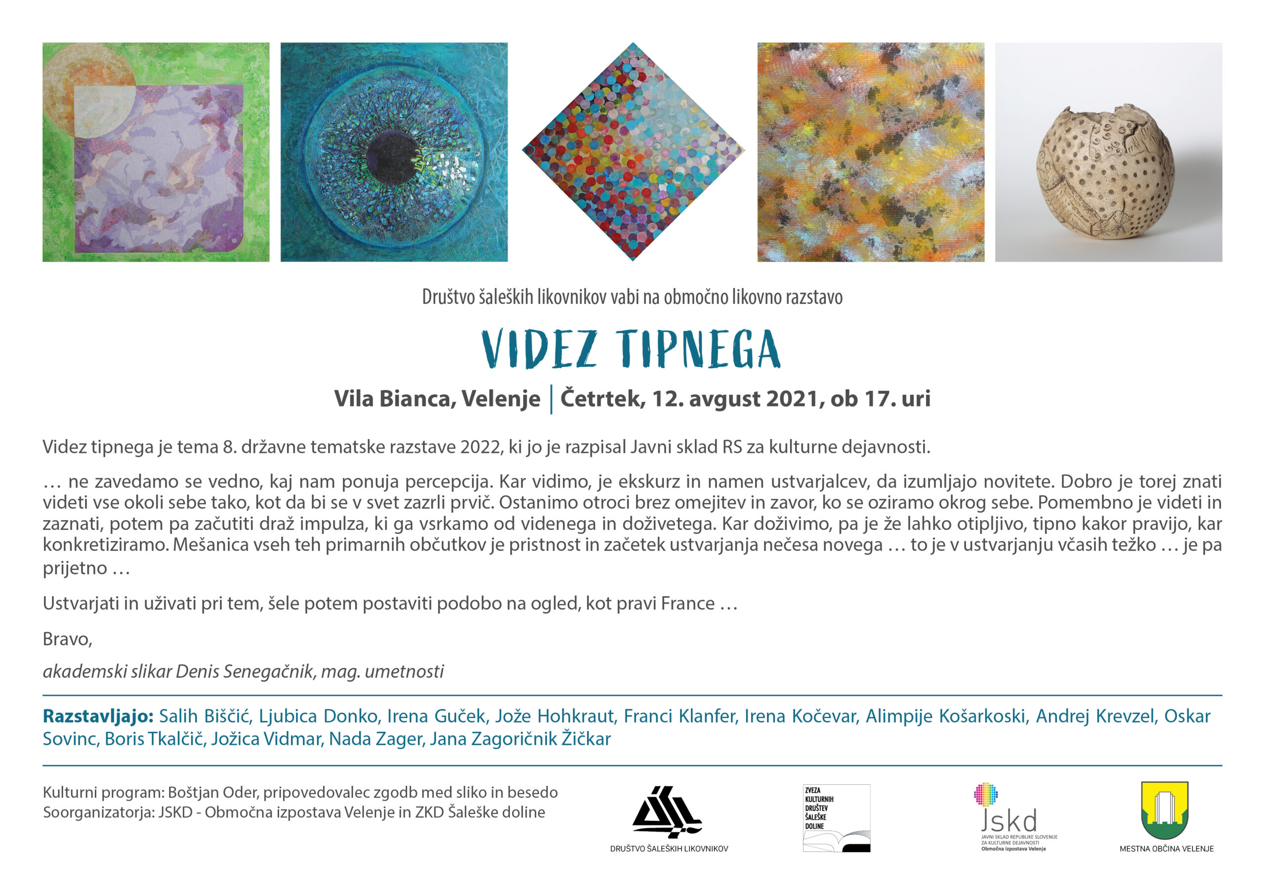 Likovna razstava: VIDEZ TIPNEGA