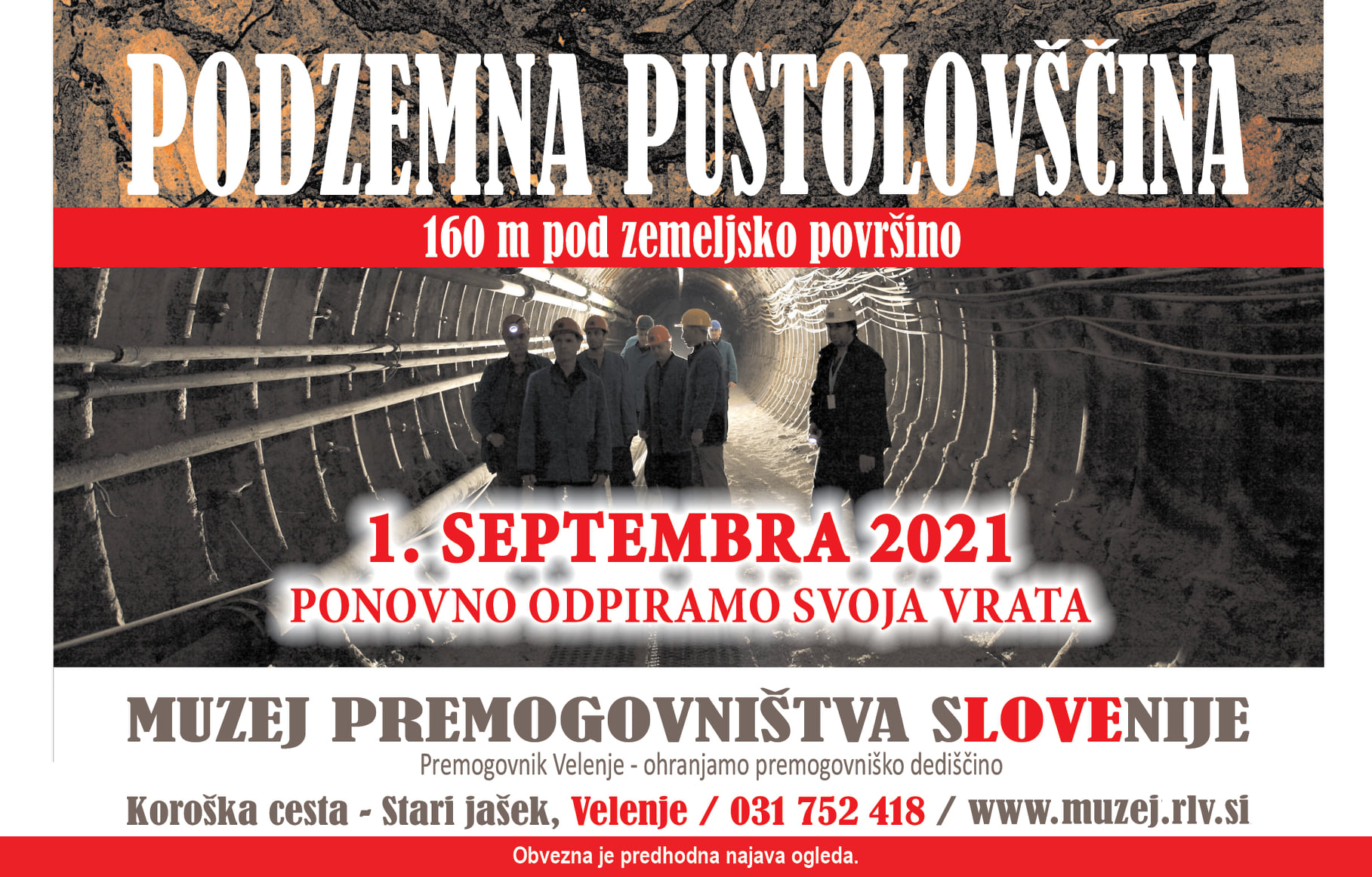 Muzej Premogovništva Slovenije s 1. septembrom ponovno odpira svoja vrata