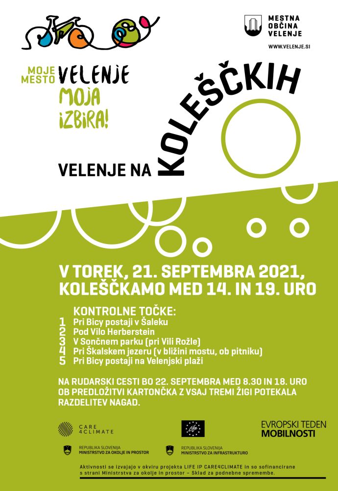 Jutri Velenje na koleščkih (21. september)