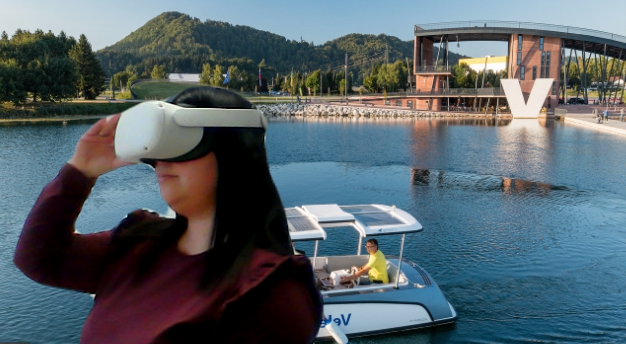 Predstavitev digitalnih doživetij in VR potopa v Velenjsko jezero na EXPO 2020