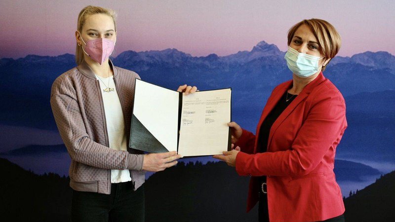 Janja Garnbret je postala ambasadorka slovenskega turizma