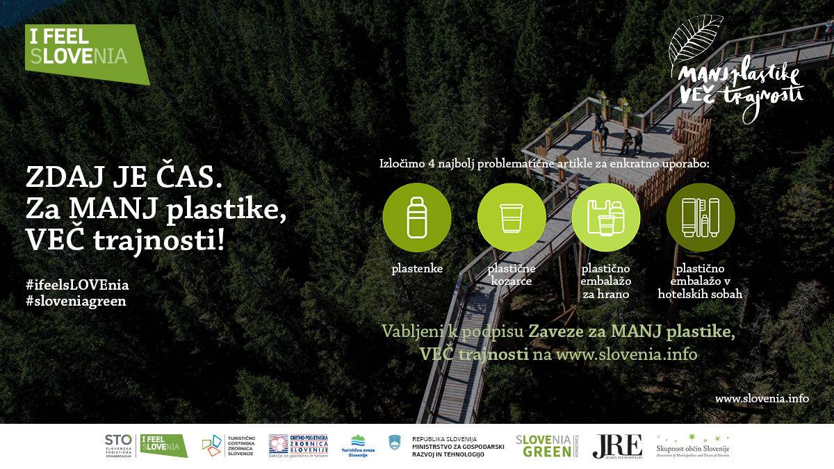 Še 300 dni do izločitve plastike za enkratno uporabo iz slovenskega turizma