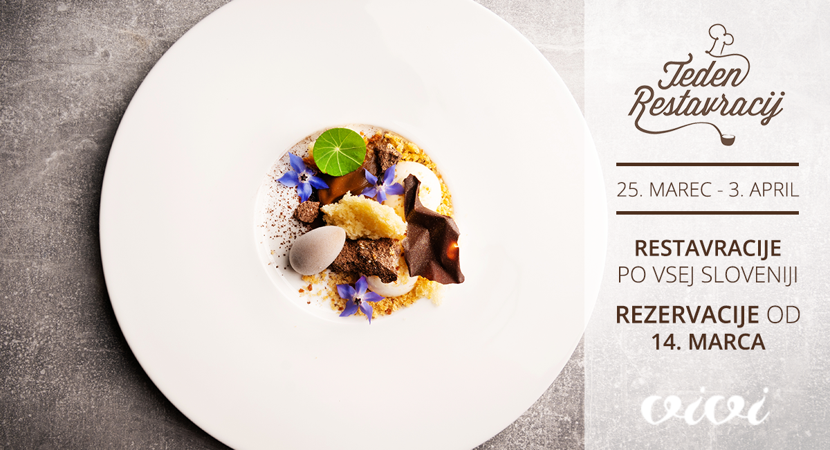 Rezervirajte svojo mizo na pomladnem Tednu restavracij