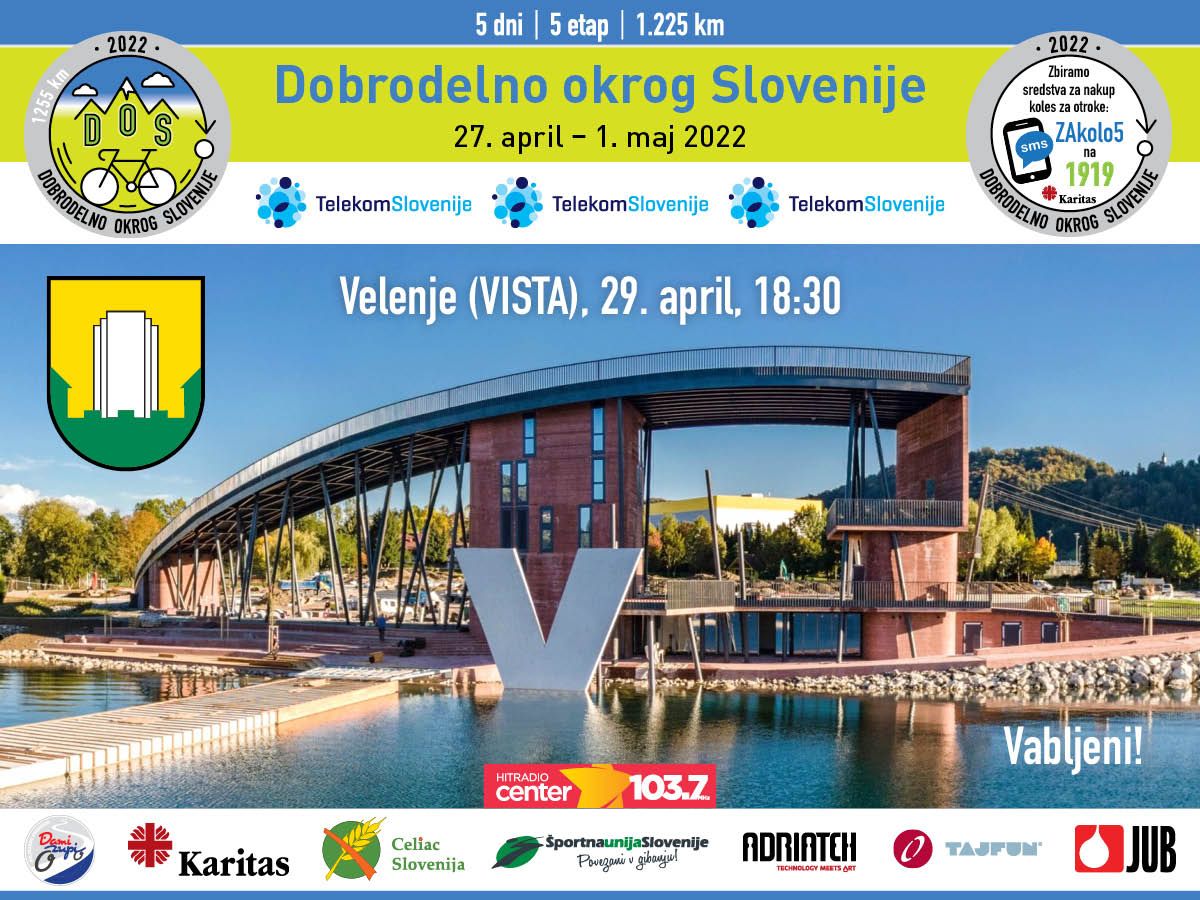 Dobrodelno s kolesi okoli Slovenije