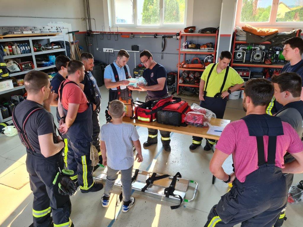 Gasilska vaja na Visti