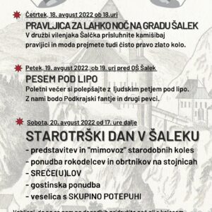 Starotrški dan v Šaleku