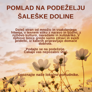 Pomlad na Šaleškem podeželju