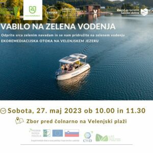 Zelena turistična vodenja na Velenjskem jezeru