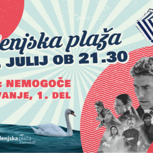 Piknik kino na Velenjski plaži