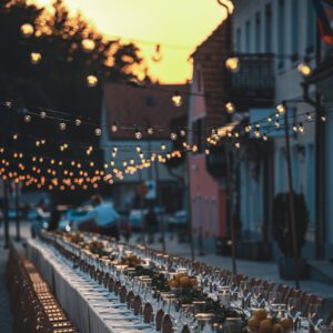 Dolga miza - Šili testenine, na vilice navite