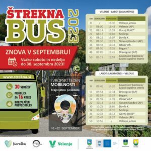 Po prekinitvi izvajanja zaradi posledic poplav v septembru znova obratuje Štrekna bus