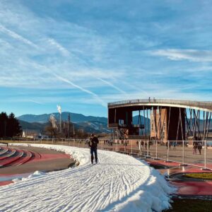 Začeli z zasneževanjem VISTE, ki bo letos poleg teka na smučeh, omogočala tudi sankanje