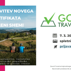 Good Travel Seal - online predstavitev novega certifikata v ZSST