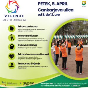 Dan zdravja na Cankarjevi ulici v Velenju