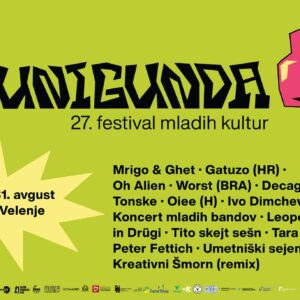 Poletje bo sklenil 27. Festival mladih kultur Kunigunda