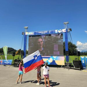 Olimpijska navijaška točka na Visti