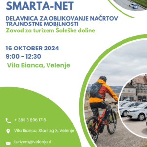 SMARTA-NET: Delavnica za oblikovanje načrtov trajnostne mobilnosti