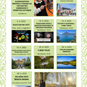 Pomlad v Šaleški dolini: Dogodki in doživetja z Zavodom za turizem Šaleške doline