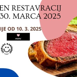 Teden restavracij / Pomlad 2025