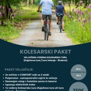 Kolesarski paket v Termah Topolšica