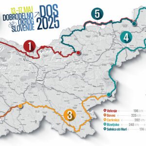 Velenje - glavni gostitelj največjega vseslovenskega humanitarnega kolesarskega dogodka DOS 2025