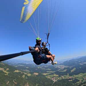 Doživetje iz zraka: tandem polet z jadralnim padalom nad Šaleško