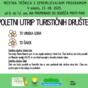 Mestna tržnica to soboto s spremljevalnim programom