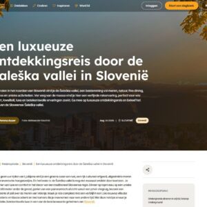 Šaleška dolina z luksuzno podobo na nizozemskem trgu