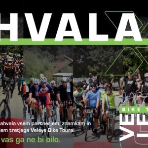 VELEYE Bike Tour 2025 združil štiri kolesarske discipline in več kot 170 navdušencev