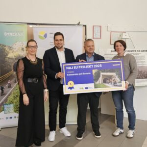 Štrekna - naj EU projekt 2025: slovesna podelitev priznanj v Mislinji.