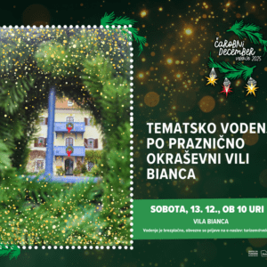 Tematsko vodenje po praznično okrašeni Vili Bianca