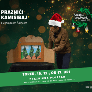 Praznični kamišibaj z z vilenjakom Šalčkom, KUD Dudovo drevo