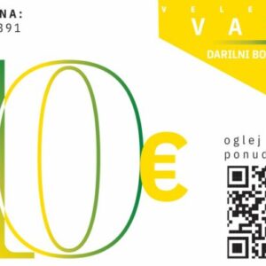 Nov velenjski darilni bon za praznično obdarovanje